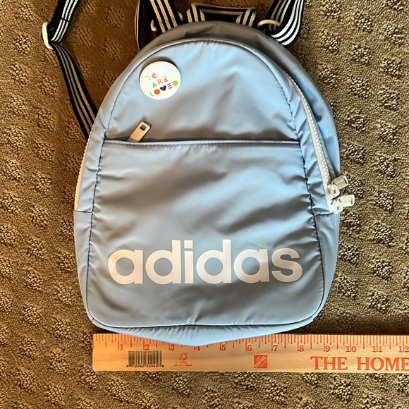 Adidas Backpack Light Blue and White - Picture 4 of 5